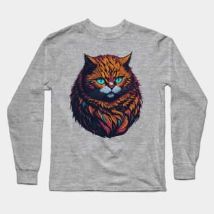 Vibrant Fur Cat Long Sleeve T-Shirt